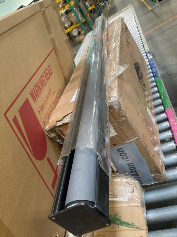 Photo 1 of ****DARK GREY, PLEASE SEE SECOND PICTURE FOR COLOR REFERENCE***Boolegon Blackout Cordless Roller Shades, Window Blind with Thermal Insulated, UV Protection Fabric, Free-Stop System Roller Blind for Home, Office, Dark Grey, Custom Size