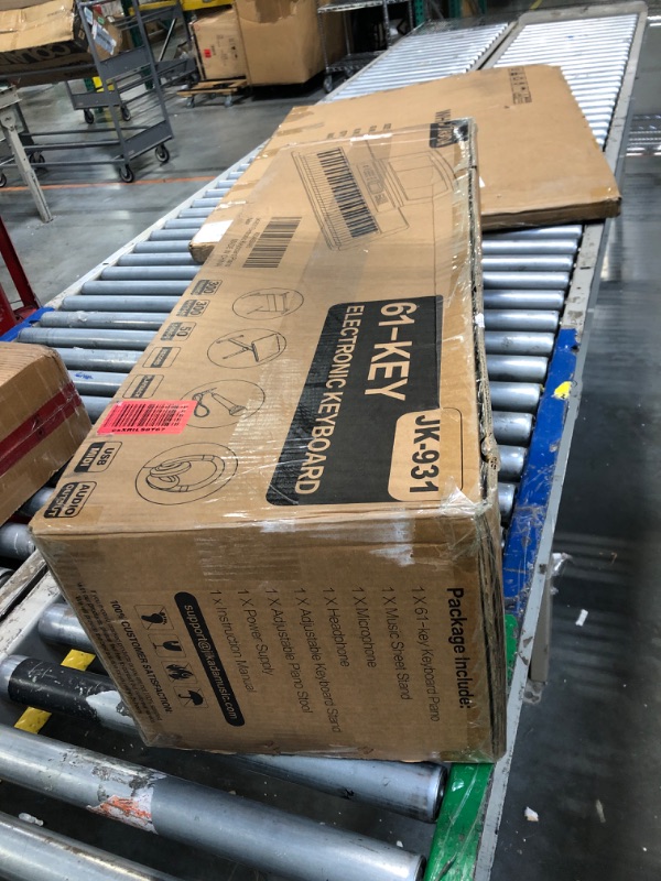 Photo 1 of ******FACTORY SEALED**** 61 Key Keyboard Piano, Portable Electric Piano Keyboard w/LCD Screen, Built-In Speakers, Headphones, Stand, Stool, Music Rest, Microphone, 300 Timbres, 300 Rhythms