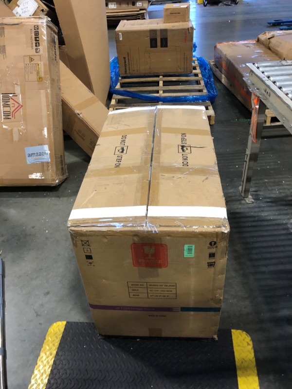 Photo 1 of *********FACTORY SEALED*************IKTCH Island Mount Range Hood, 900 CFM Stainless Steel Ducted Island Range Hood with 4-Speed Fan, Gesture Sensing & Touch Control, IKIS02-36-M (36 Inch)