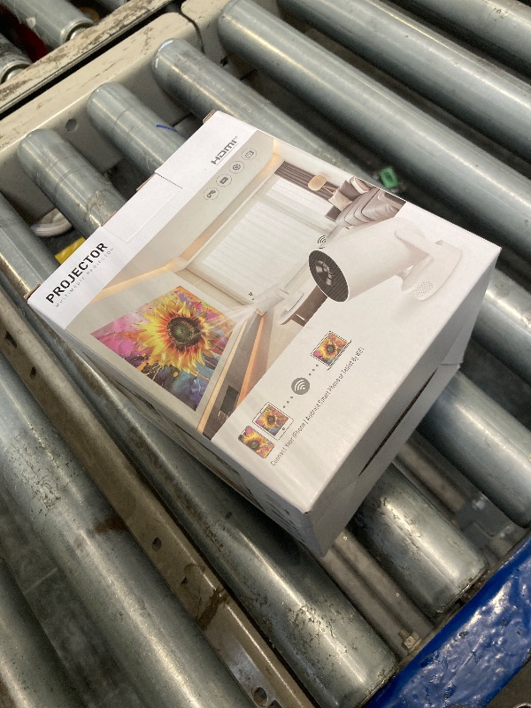 Photo 1 of Mini Portable Projector with 4K Support, Bluetooth 5.4 WIFI6, 5watt Sound Base Speaker, 160 ANSI, Android 11, 210° Rotation , Auto Keystone Correction Video Projector HY300 ULTRA