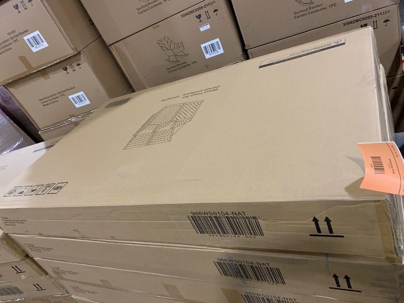 Photo 1 of Hanover Wooden Trash and Recyclables Bin Storage Shed with Dual Front Doors and Hinged Top Lids, 4.9 Ft. x 3 Ft. x 4 Ft.
