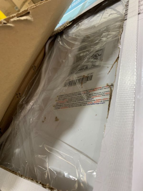 Photo 1 of Arctic Wind 7,500 BTU Portable Air Conditioner for Home with Dehumidifier, A/C Portable Air Conditioner for Room, Apartment, and Bedroom, 115V, AC for Small Rooms up to 200 Sq. Ft. with Remote, White