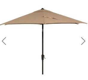 Photo 1 of Montclair 9-Ft. Market Outdoor Umbrella in Tan

