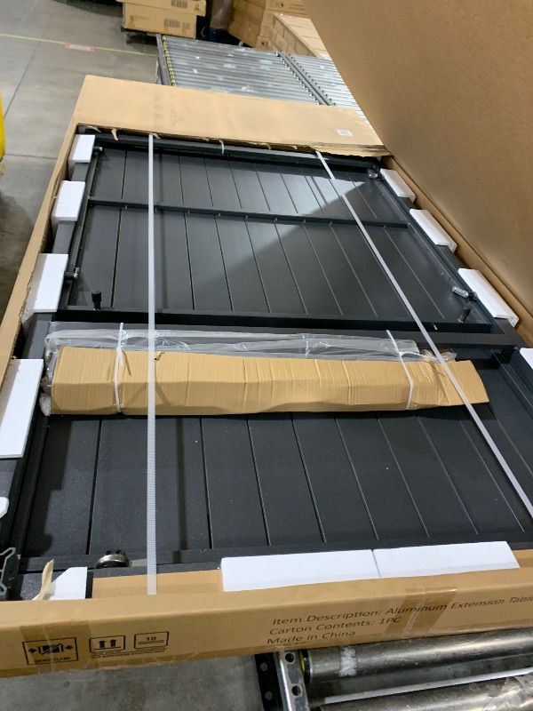 Photo 1 of ALUMINUM EXTENSION TABLE UNKNOWN MAKE/MODEL 