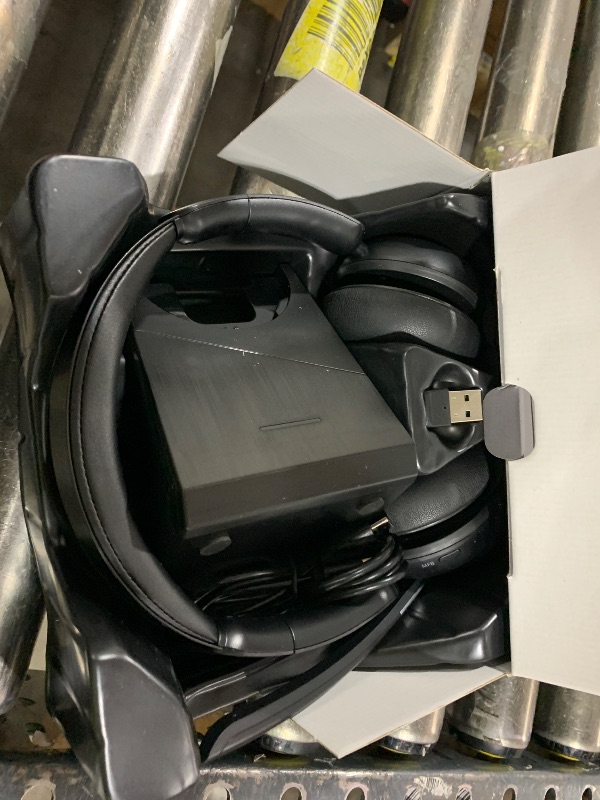 Photo 1 of (2025 Upgraded) Wireless Headset with Mic for Work, Bluetooth Headset with Noise Canceling Microphone with Dongle, Charging Base & Mic Mute, Wireless Headphones for Work from Home/PC/Computer