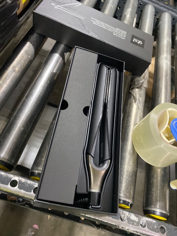 Photo 1 of ghd Chronos Styler - 1” Smart Flat Iron Hair Straightener with HD Motion-Responsive Technology, Faster Styling, 24-Hour Results, More Shine, Less Frizz, and No Extreme Heat Damage - Black