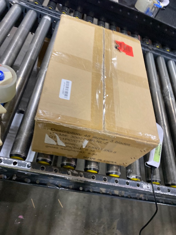 Photo 1 of Breezary 48 Inch Industrial Ceiling Fans without Lights Remote Control, 6-Speed, Reversible DC Motor, 3 Blades, Modern Indoor/Outdoor Ceiling Fan No Light for Patio Home Office, Black