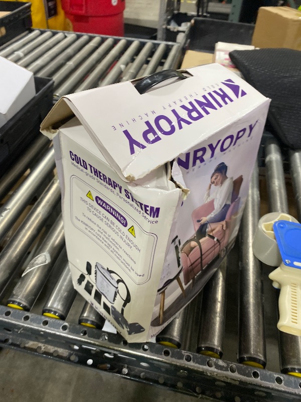 Photo 1 of Cold Therapy Machine with Programmable Timer, Portable Ice Machine for Knee After Surgery, Knee Replacement Recovery System, Cryotherapy Pain Relief w/Compression Pad