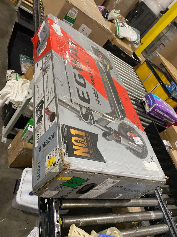 Photo 1 of Segway Ninebot Max G3 Electric Scooter, 28 mph Top Speed w/ 50 Miles Max Range, 2000W Peak Motor, Dual Hydraulic Suspension, Fast Charging Scooter for Adults and Teens, UL-2272 2271 Certified