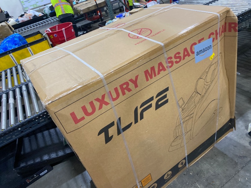 Photo 1 of TLIFE Massage Chair Full Body, 160°Zero Gravity Recliner with Body Scan, 50" SL-Track Shiatsu Massage Chair, Fixed Point Massage, Foot Rollers, 12 Auto Modes, Deep Yoga Stretch, Heating, Grey