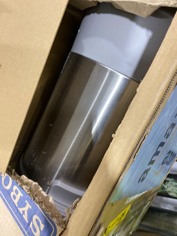 Photo 1 of SYBO SR-CP30C Commercial Grade Stainless Steel Percolate Coffee Maker, Hot Water Urn for Catering, Hot Beverage Dispenser, 30-Cup, 3.5L, Grey