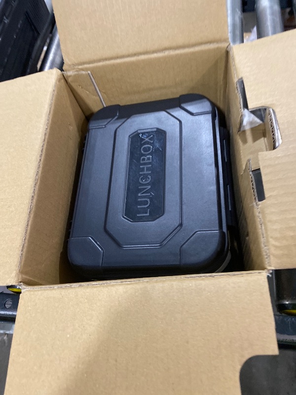 Photo 1 of EAST OAK Heated Lunch Box for Men, Electric Lunch Box for Adults, 5.5 Cups Cordless Portable Food Warmer, Rechargeable Self Heating Food Heater with Memory Function, Automatic Keep Warm(Classic Black)