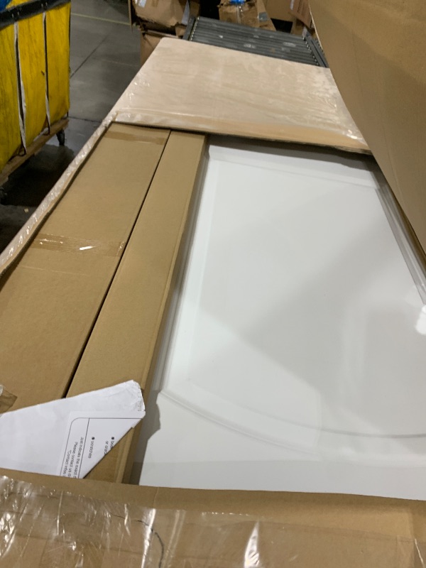 Photo 1 of BARNSMITH 30in x 80in Sliding Pocket Door, Raised 2-Panel Arch Top Smooth White Primed Door Slab wtih Track Hardware and Frame Kits & Privacy Latch, Soft Close Mechanism, Durable and Smooth-Sliding