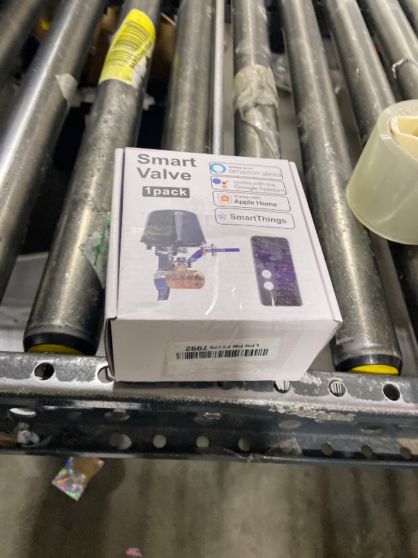 Photo 1 of Smart WiFi Water Valve, APP Remote Control, Compatible with Alexa and Google Assistant, iOS/Android Apps, for Kitchen Gas Shutoff Valve, Farm Irrigation