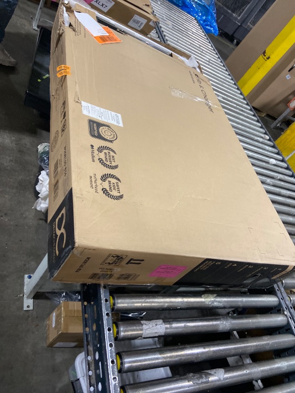 Photo 1 of Delta Children Maya 5-in-1 Convertible Crib and Changer with Storage, Converts to Toddler Bed, Daybed, Sofa & Full Bed, Fits Standard Crib Mattress, 3 Mattress Heights for Baby Nursery, Chestnut