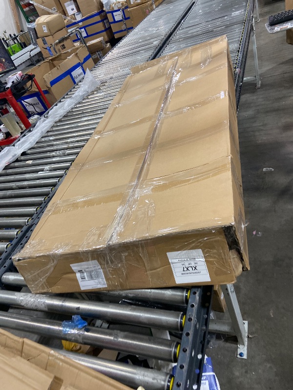 Photo 1 of Cargo Van Partition Safety Bulkhead, Heavy-Duty Steel, Compatible with Ford Transit 150/250/350 Medium Roof, with Lock, Door Handle, Acrylic Custom Window Board,Black