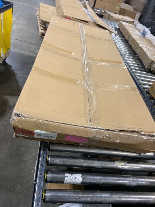 Photo 1 of Cargo Van Partition Safety Bulkhead, Heavy-Duty Steel, Compatible with Ford Transit 150/250/350 Medium Roof, with Lock, Door Handle, Acrylic Custom Window Board,Black