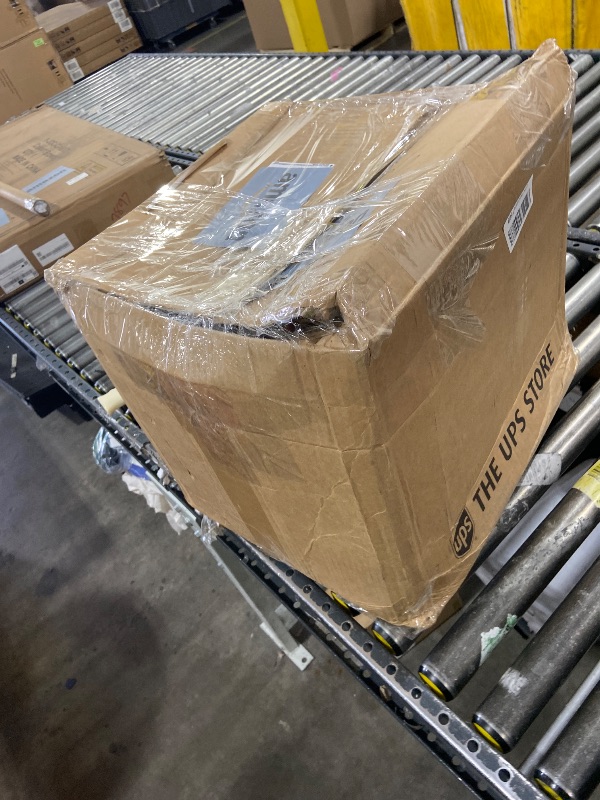 Photo 1 of Fitvids 100LB Rubber Coated Hex Dumbbell Weight Set WITH RACK 