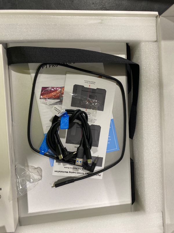 Photo 1 of 15.6'' Laptop Triple Screen Extender One Cable Connection, 1080P FHD IPS Portable Dual Monitor with Speaker, Ultra-Slim Travel Monitor for 13-17.3" Laptops, Compatible with MacOS, Windows, Android