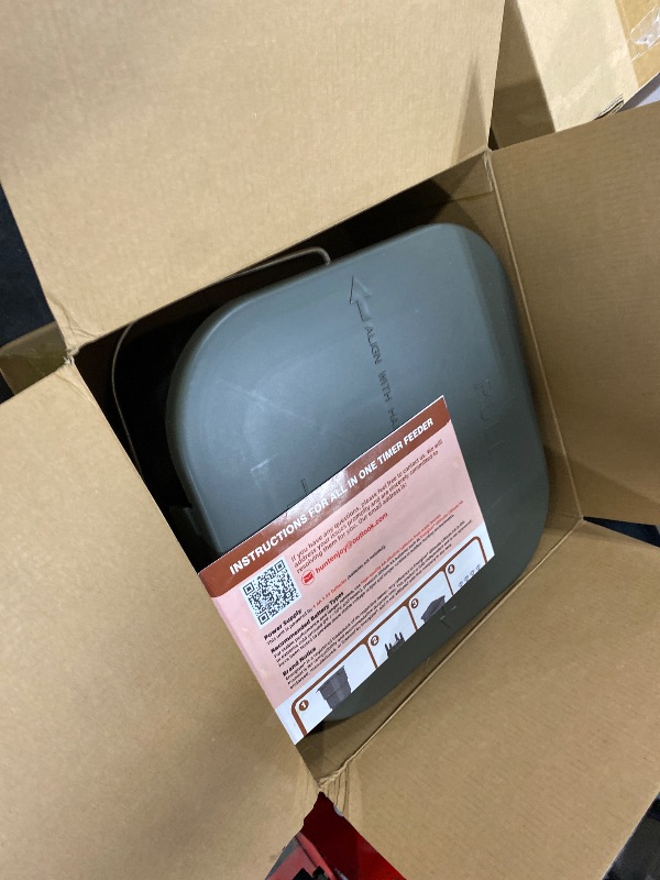 Photo 1 of 5 Gallon Hanging Deer Feeder, Automatic Game Feeder with Programmable Digital Timer (4 Feed Times), Easy Installation,Batteries Not Included