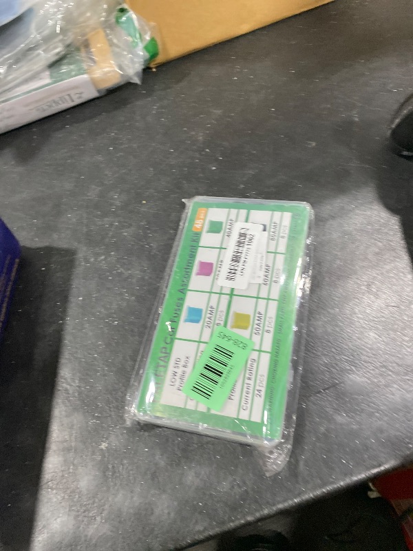 Photo 1 of 48Pcs Low Profile Assortment Kit - Car Blade Fuses Low Profile Box Shaped Fuses (20A, 30A, 40A, 50A, 60A, 80A) for Trucks, Cars and SUV, Boat