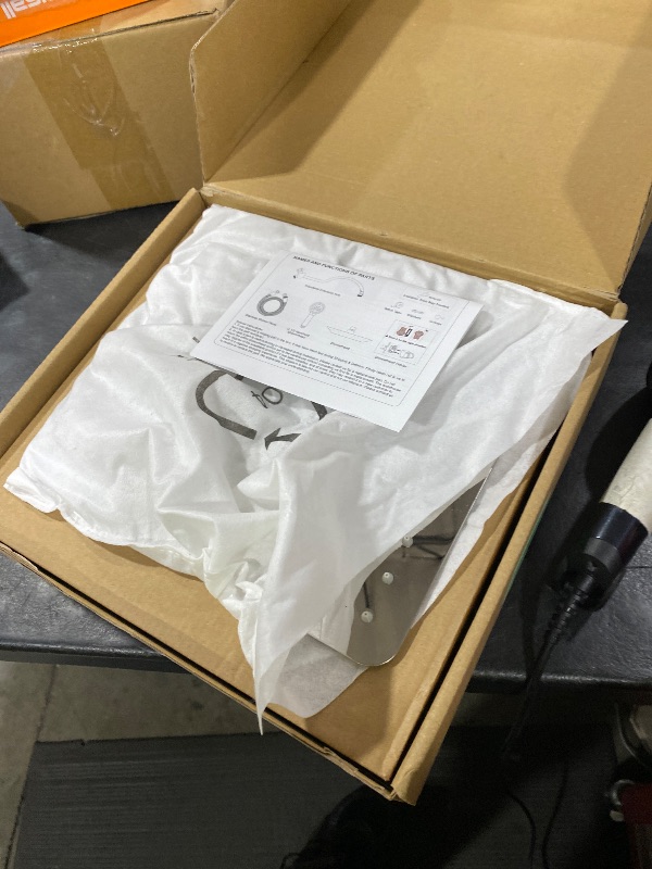 Photo 1 of Hibbent All Metal CUPC Certified Shower Head, 10'' High Pressure Rainfall Shower Head, Handheld Showerhead Combo, 12'' Adjustable Extension Arm, 10 Sprays, 71'' Shower Hose, Showerhead Holder, Chrome