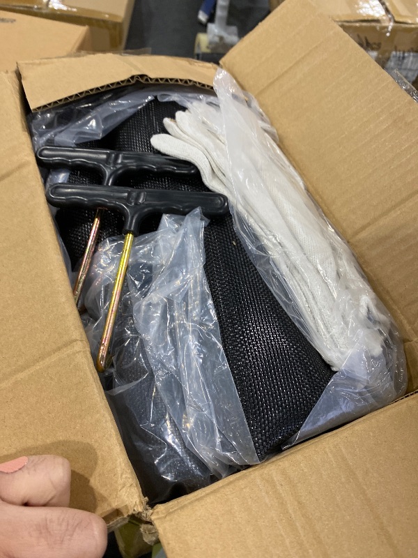 Photo 1 of DOYUEE Trampoline Mat Replacement-Fits 15FT Trampoline Frame with 96 Rings Fits 5.3"-5.7" Springs-Trampoline Mat Diameter 13.56ft(162.8in), (Spring and Frame not Included