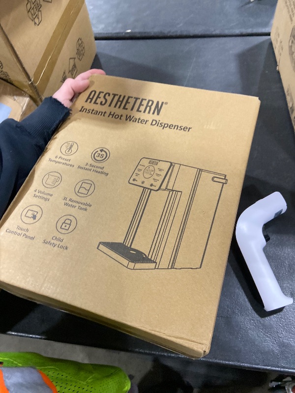 Photo 1 of Aesthetern Instant Hot Water Dispenser Countertop for Rapid Heating, Electric Kettle with 6 Temperature Settings & 4 Volume Options, Water Boiler with 3L Removable BPA-Free Water Tank