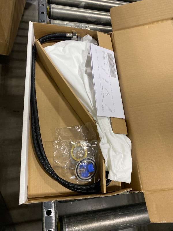 Photo 1 of Delta Modern Brushed Gold Single Hole Bar Sink Faucet, Single Handle Prep Sink Faucet, Champagne Bronze 14882LF-CZ