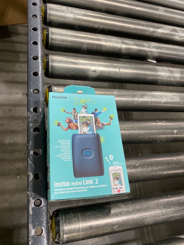Photo 1 of FUJIFILM Instax Mini Link 2 Smartphone Printer Bundle 2025 - Space Blue
