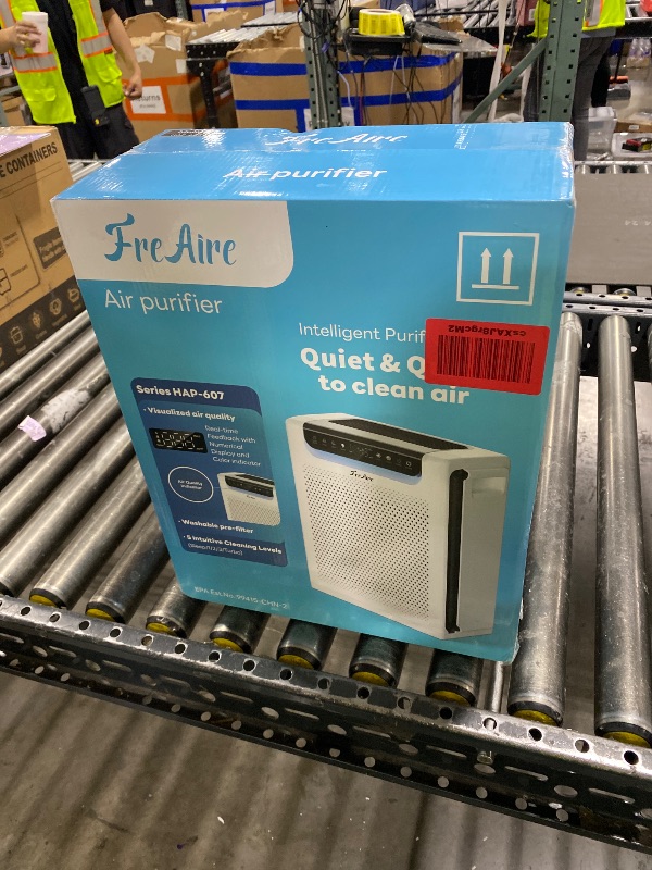 Photo 1 of Air Purifiers for Home Large Room, Cover Up to 2600 Ft² with Washable Filters, Powerful Turbo Mode, PM2.5 Air Quality Display, 22dB Sleep Mode, Air Cleaner for Pets Hair, Smoke, Odors, HAP607, White