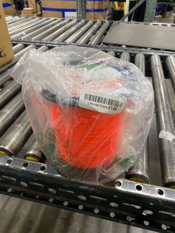 Photo 1 of 095 Trimmer Line, Heavy Duty Trimmer Line .095, 095 Weed Eater String, Commercial Grade Round 0.095 Inch String Trimmer Line, Weed Eater String .095Inch-880Ft-3Lb Fits Most of String Trimmers(Orange)