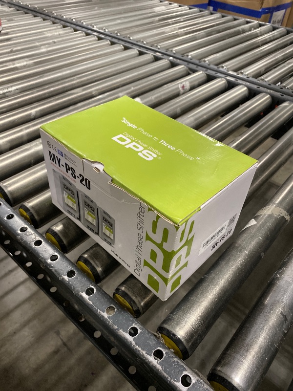 Photo 1 of DPS Sinlge Phase to 3 Phase Converter, 20HP, 60A, Input/Output 200V - 240V MY-PS-20 Model Must Be Used for 15HP(11kW) 45A Motor, DPS Must Be Used for 1 Motor Only, UL-Listed