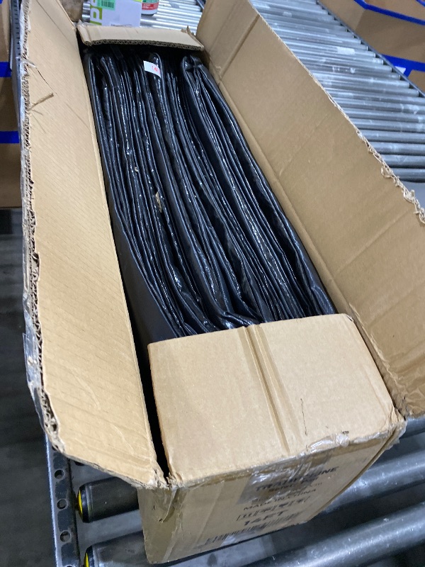 Photo 1 of WOCARKS Trampoline Pad, 10ft 12ft 14ft 15ft 16ft Trampoline Replacement Safety Pad, Waterproof and Tear-Resistant Safety Spring Cover Round Frame Pad (Black, 14FT)