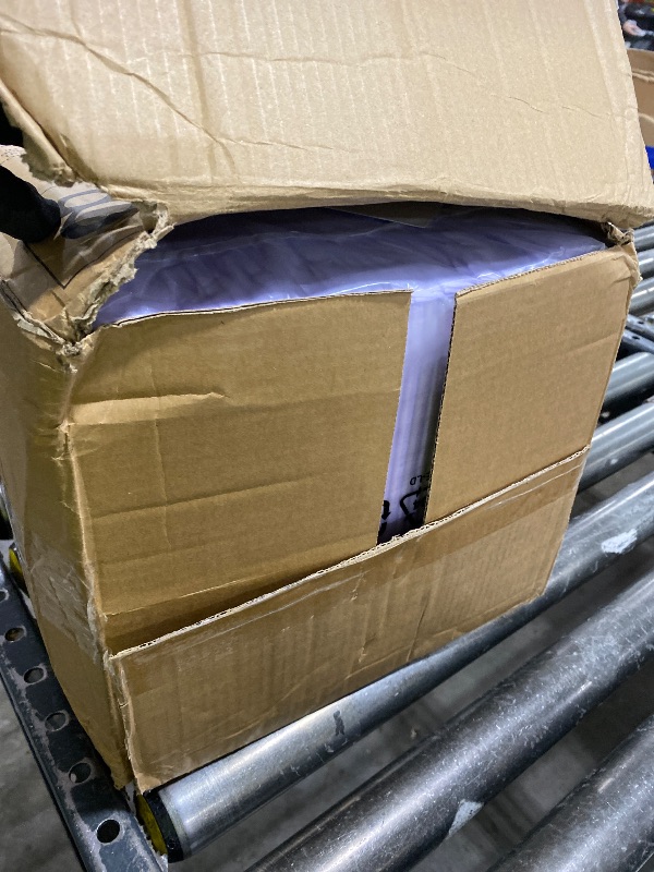 Photo 1 of Amazon Basics Cat Pee Pads, Odor Control, Super Absorbent, Disposable, Universal Fit for Litter Box, Fresh Scent, Multi Cat, White/Purple, 80 Count