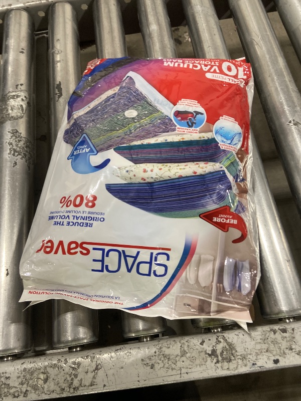 Photo 1 of 10 Pack Small Vacuum Storage Bags for Comforters, Blankets & Clothes – Vacuum Sealed Compression Bags with Hand Pump – Space Saver Storage Bags for Bedding, Moving, Travel & Organization