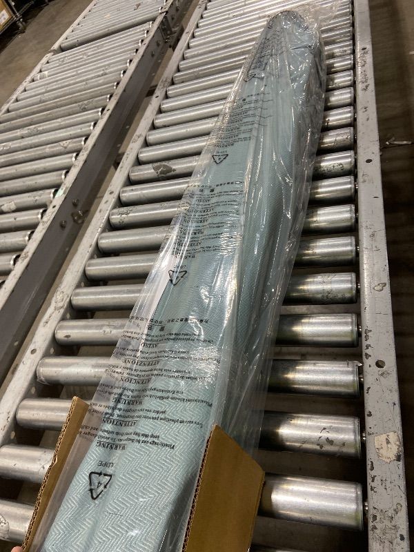 Photo 1 of Lavallette 9 ft. Aluminum Tilt Patio Umbrella in Ocean Blue Olefin