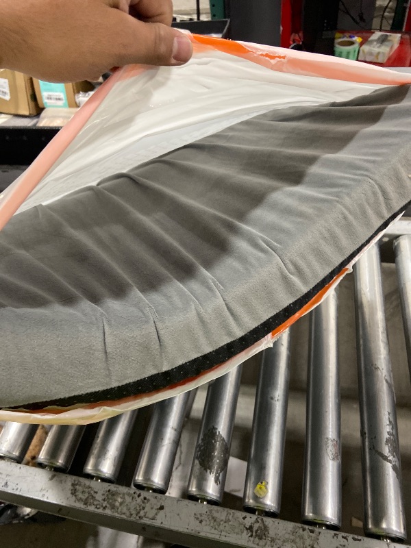 Photo 1 of Bedluxe Leg Elevation Pillows, Leg Pillows for Sleeping, Cooling Gel Memory Foam Top, Wedge Pillow for Legs, Leg Wedges for Circulation, Swelling, After Surgery - Removable Cover (6 Inch, Dark Grey)