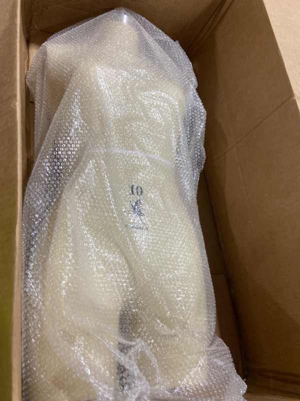Photo 1 of lavandeform Female Dress Model Torso Body Clothing Forms,Size 10 Professional Dress Form for Display and Tailor DesignSewing Mannequin Foam Body for Pinning. (Without Arms Beige, 10)