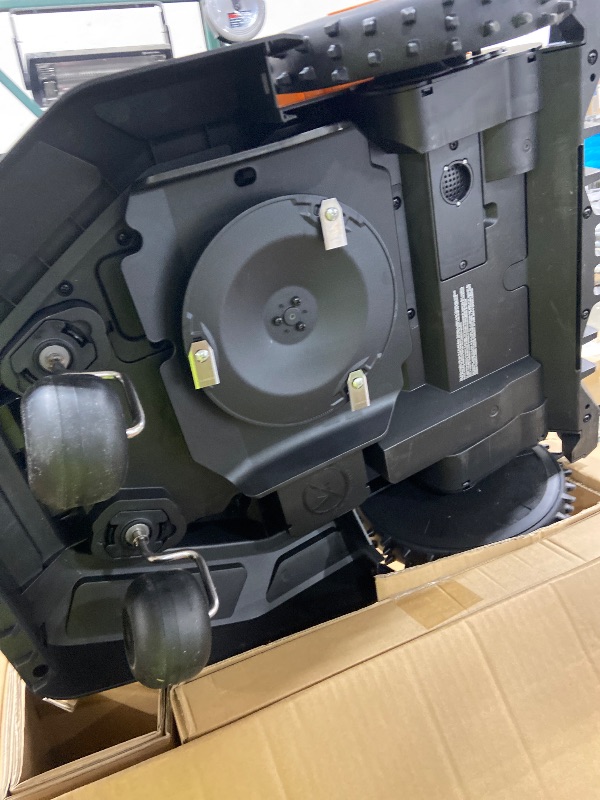 Photo 1 of WORX Landroid Vision Cloud Robot Lawn Mower, No Perimeter Wire Robot Mower for 1/2 Acre, AI Obstacle Avoidance + RTK Cloud Navigation, 30% Slope, Auto Mapping, App Control, WR320