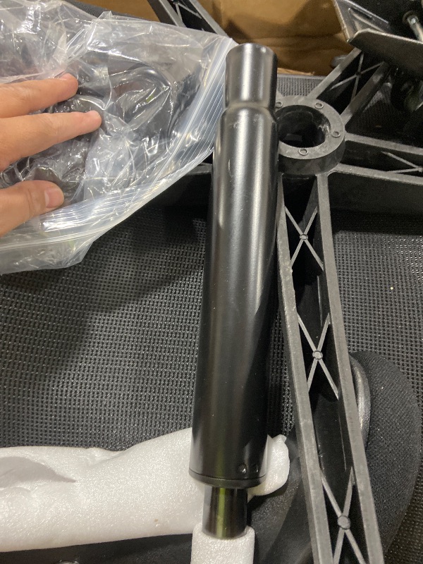 Photo 1 of BOLISS 400lbs Mid Back Mesh Ergonomic Drafting Chair for Standing Desk Office Wide Chair Built-in Lumbar Support Big Adjustable Foot Ring Height Adjustable Armrest (Black)