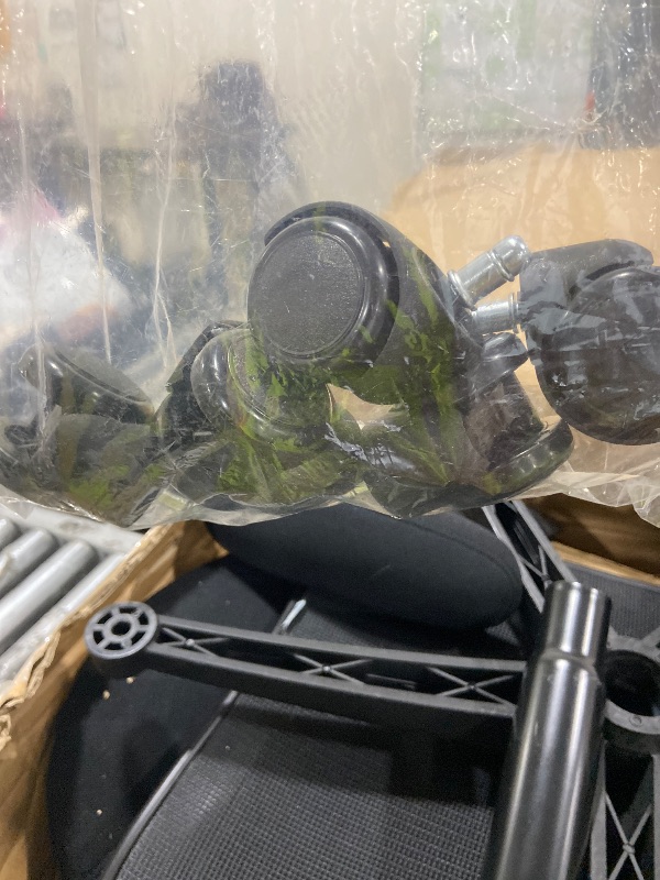 Photo 1 of BOLISS 400lbs Mid Back Mesh Ergonomic Drafting Chair for Standing Desk Office Wide Chair Built-in Lumbar Support Big Adjustable Foot Ring Height Adjustable Armrest (Black)