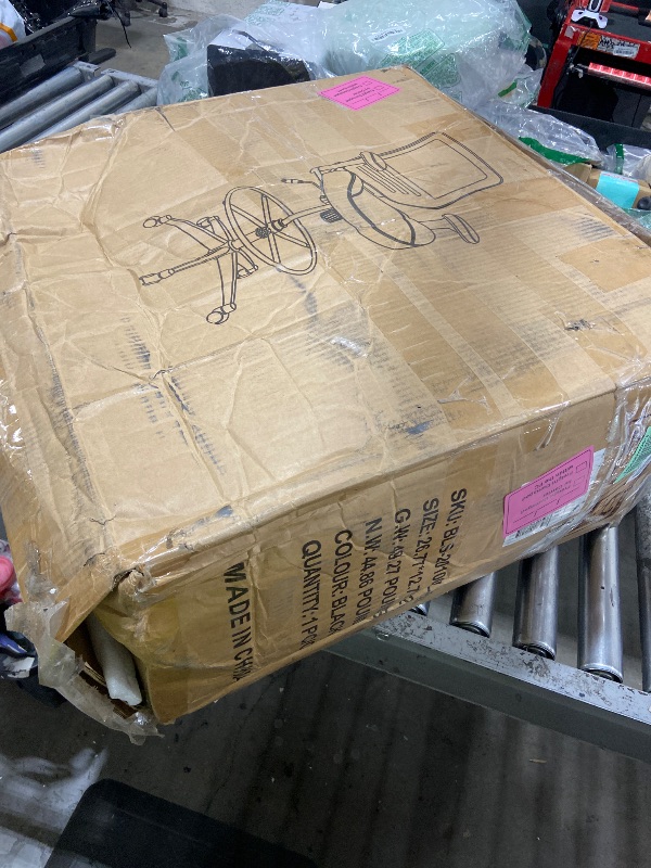 Photo 1 of BOLISS 400lbs Mid Back Mesh Ergonomic Drafting Chair for Standing Desk Office Wide Chair Built-in Lumbar Support Big Adjustable Foot Ring Height Adjustable Armrest (Black)