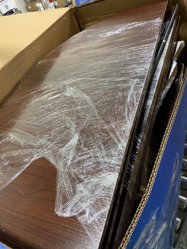 Photo 1 of Jocoevol 78.7" Dining Table for 6 8 10, Modern Dining Room Table with Storage, Wood Kitchen Table with Heavy Duty Legs, Dinner Tables for Kitchen Dining Room (Walnut)