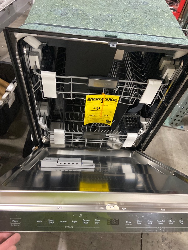 Photo 1 of Sharp SDW6726MS 24-inch Stainless Steel Dishwasher, 47 dB Library Quiet, Third Rack, Power Wash Sprayer, 12 Place Settings,