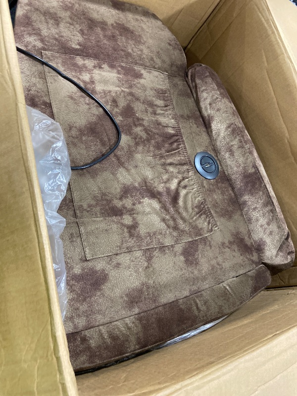 Photo 1 of Phoenix Home Large Power Lift Recliner with Massage and Heat for Elderly, Heavy Duty & Safety Motion Reclining Mechanism, Ergonomic Electric Wider Chair with USB Port, 2 Hidden Cup Holders, Brown2