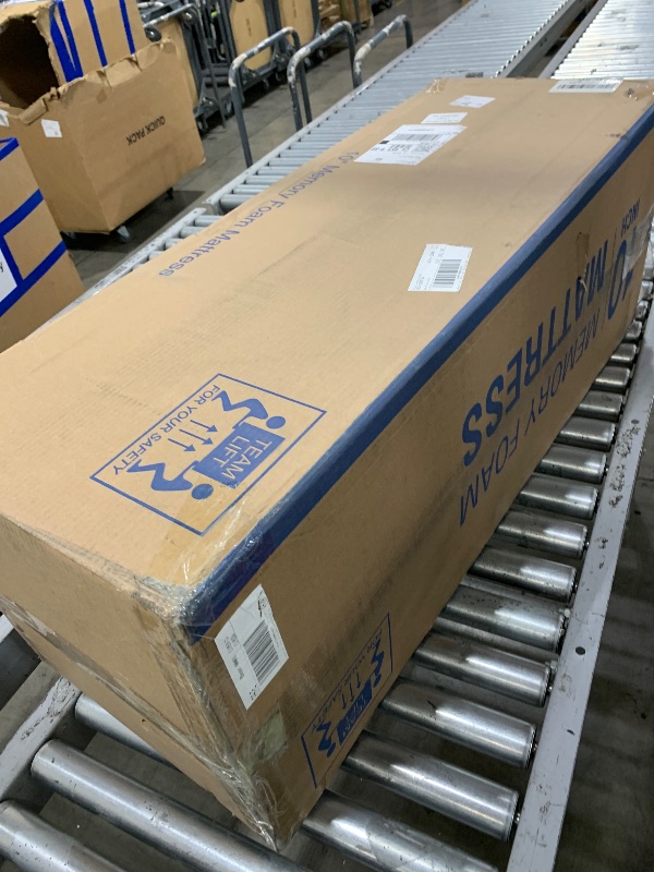 Photo 1 of 10 INCH MEMORY FOAM MATTRESS UKNOWN SIZE