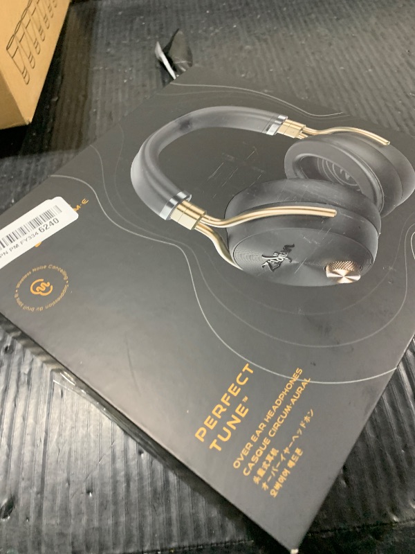 Photo 1 of Avedis Zildjian Company ALCHEM-E Perfect Tune Over Ear Headphones, Wireless Headphones, Active Noise Cancelling with Mic, Up to 45 Hours Battery Life, Black