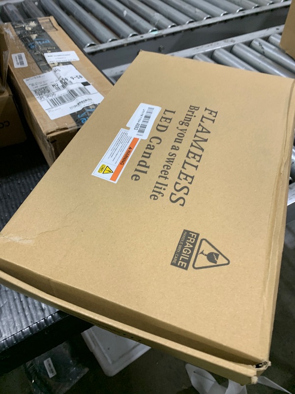 Photo 1 of kakoya Flickering Flameless Candles Battery Operated with Remote and 2/4/6/8 H Timer Plexiglass Led Pillar Candles Pack of 9 (D2.3 xH5.5 6.5" 7.5") with Realistic 3D Wick Candles for Home Decor(Red)