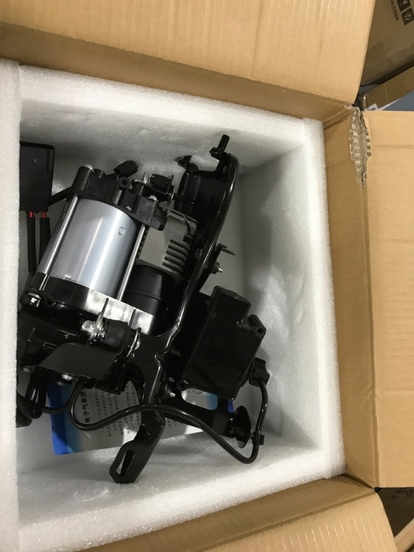 Photo 1 of JDMEXEV Air Ride Suspension Compressor Air Pump with Bracket and Relay Replacement for Jeep Grand Cherokee 2011 2012 2013 2014 2015 2016 2017 2018 2019 2020, Replace 68204730AI 68041137AD 68204730AC